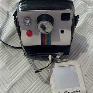 Betsey Johnson Polaroid Camera Crossbody